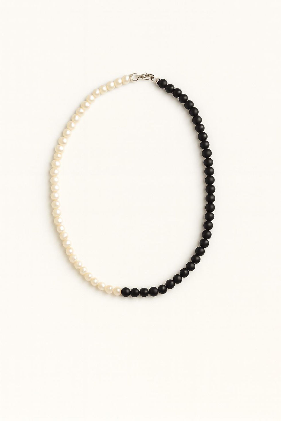 İncili Doğal Taşlı Kolye