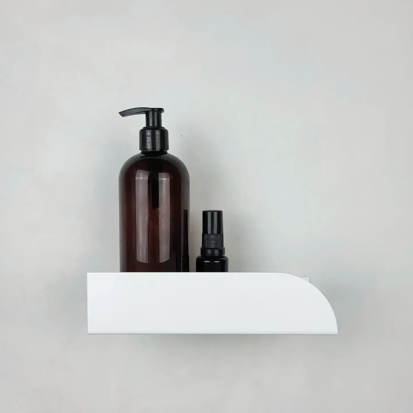 Mensola da parete in metallo bianco BAUHAUS (piccola)