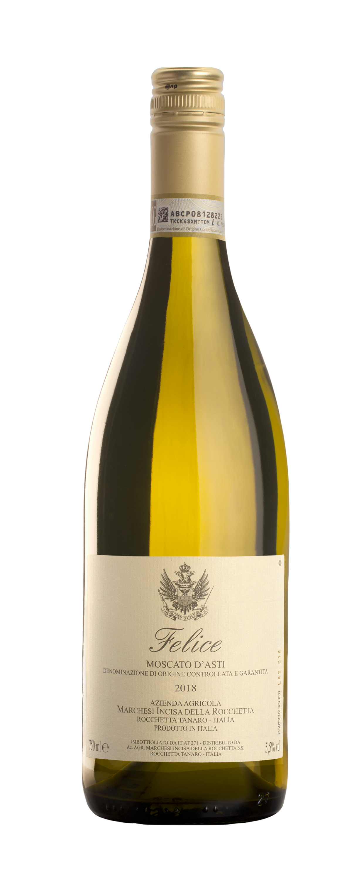 Felice Moscato, Cantine dei Marchesi Incisa della Rocchetta