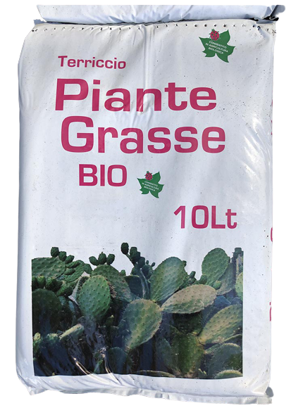 TERRICCIO BIOLOGICO PER PIANTE GRASSE LT.10