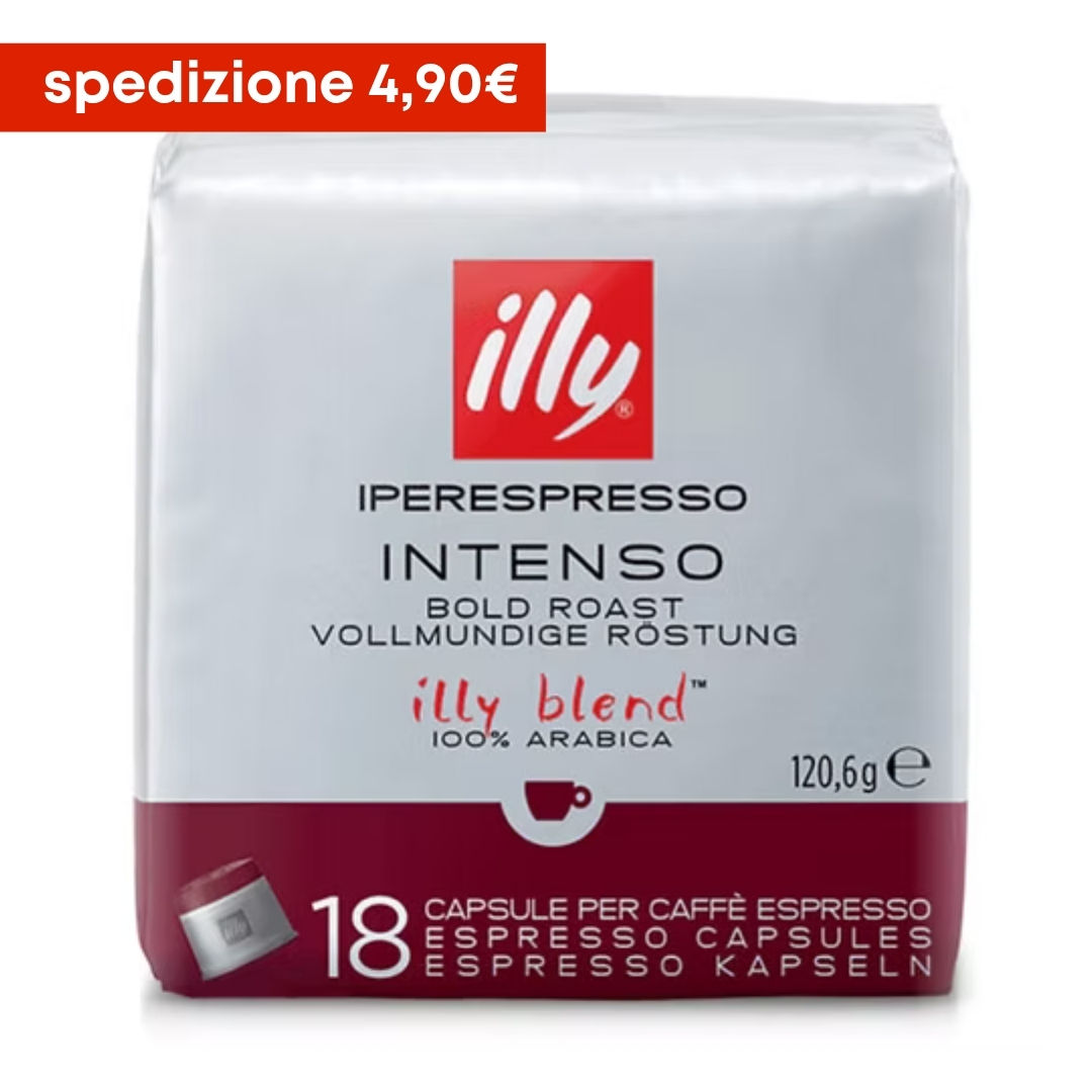 108 Capsule Caffè Illy Iperespresso Intenso (0,42€/caps)