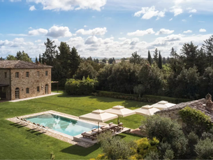 castiglion del bosco one of the best Luxury Hotels Tuscany with private helicopter fly tesla