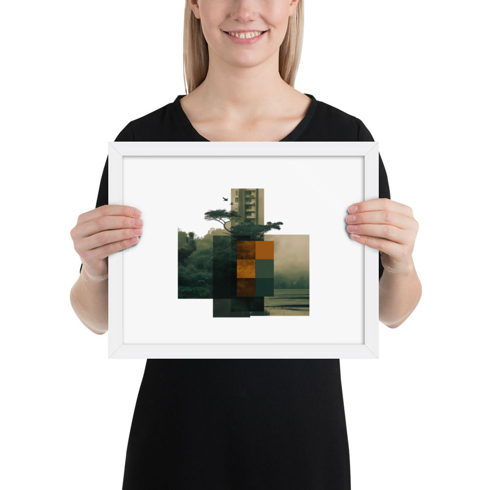 November Framed photo paper poster