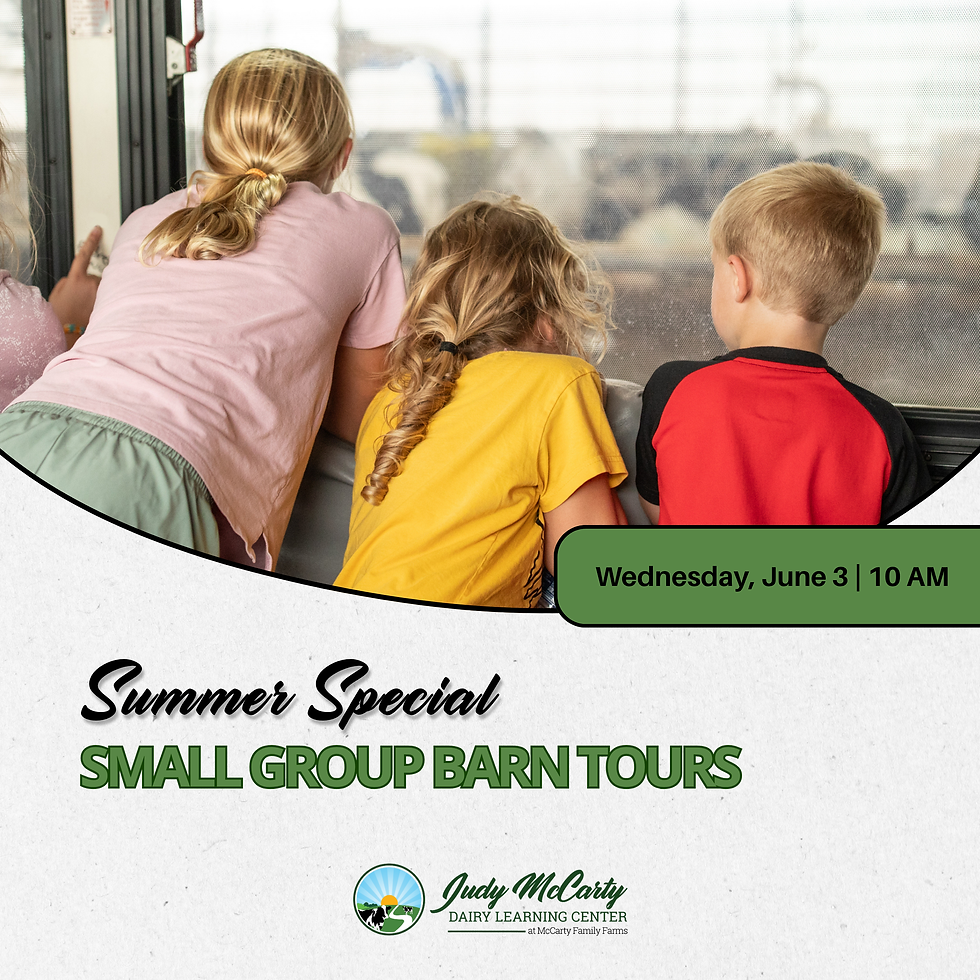 Small Group Barn Tours - June 3 | 10 AM