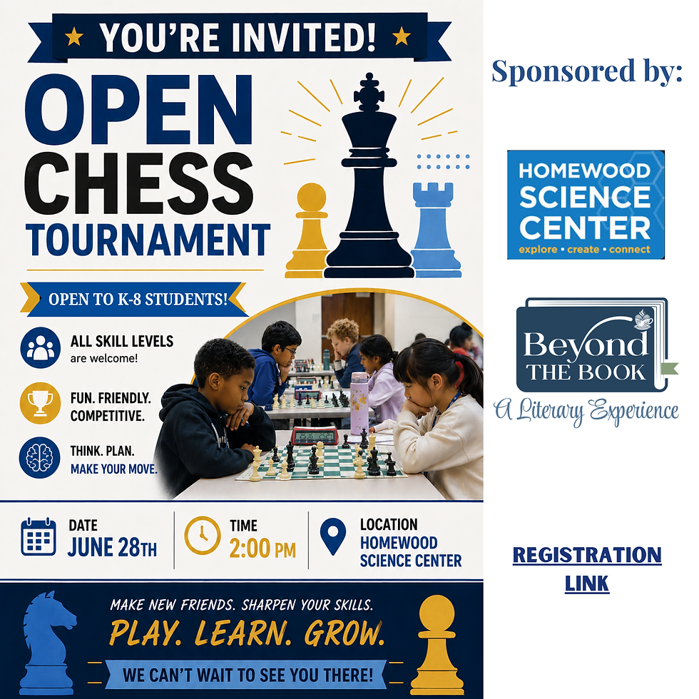 Open Chess Tournament (K-8 Students)