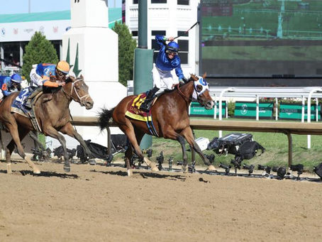 Pretty Mischievous Holds off Gambling Girl in Kentucky Oak