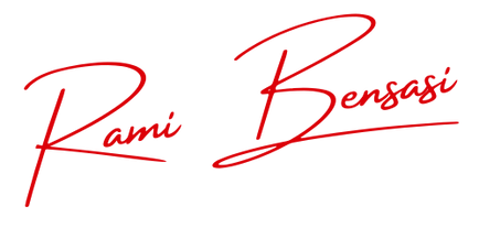 An image of Rami's signature in red.