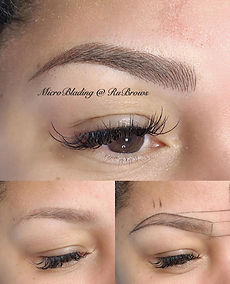 microblading 3D feathering eyebrows