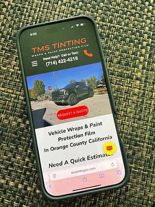 TMS Tinting OC website displayed on mobile.jpeg