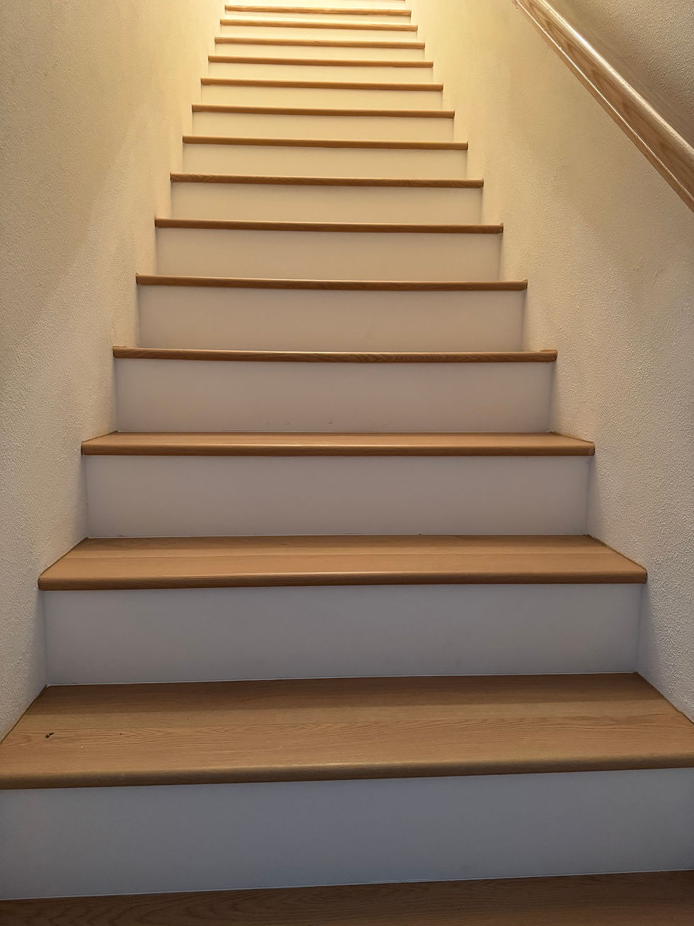 Floor remodeled in Home stairs at Cypress