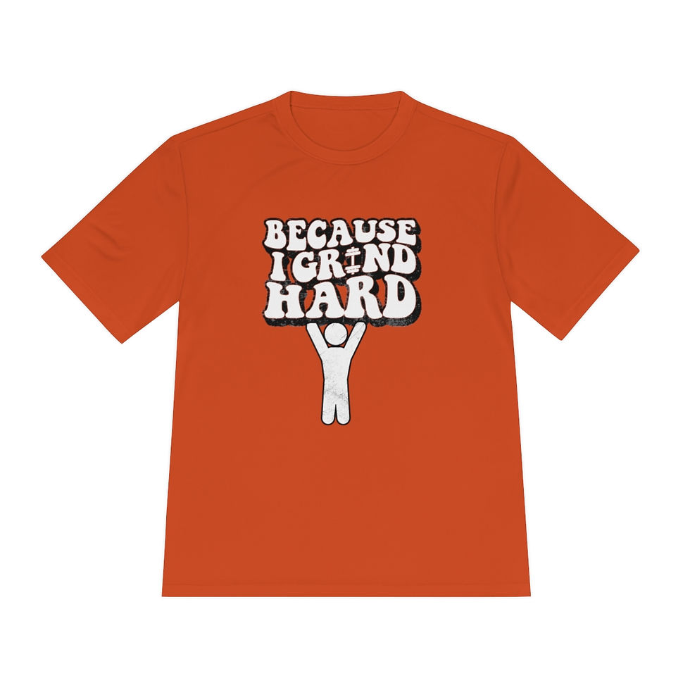 Thumbnail: Grind Hard Unisex Moisture Wicking Tee