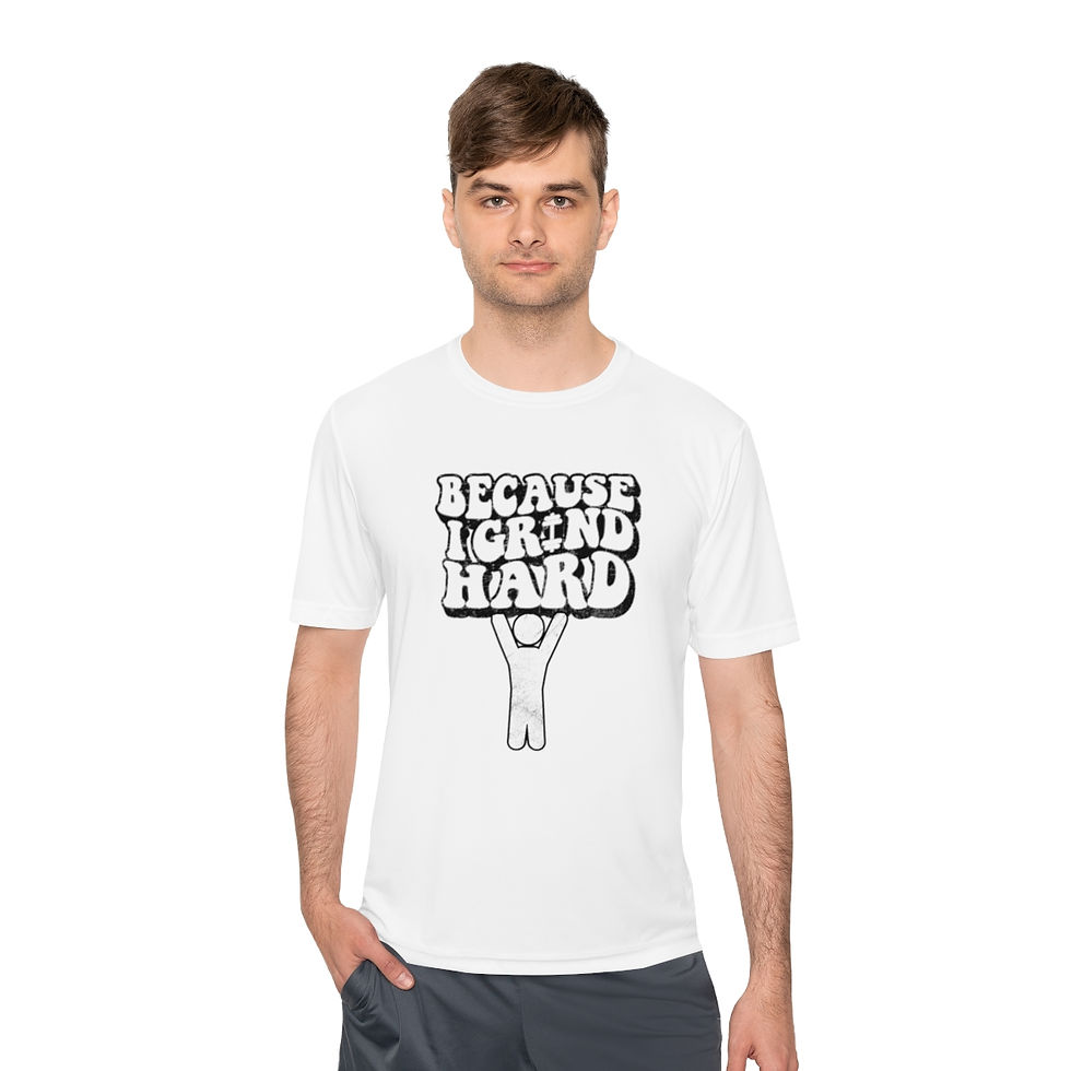 Thumbnail: Grind Hard Unisex Moisture Wicking Tee