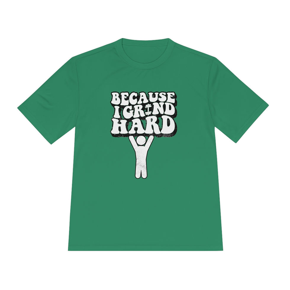 Thumbnail: Grind Hard Unisex Moisture Wicking Tee