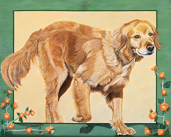 Dog Portraits On Canvas Fine Art Dog Paintings Fiona Purdy