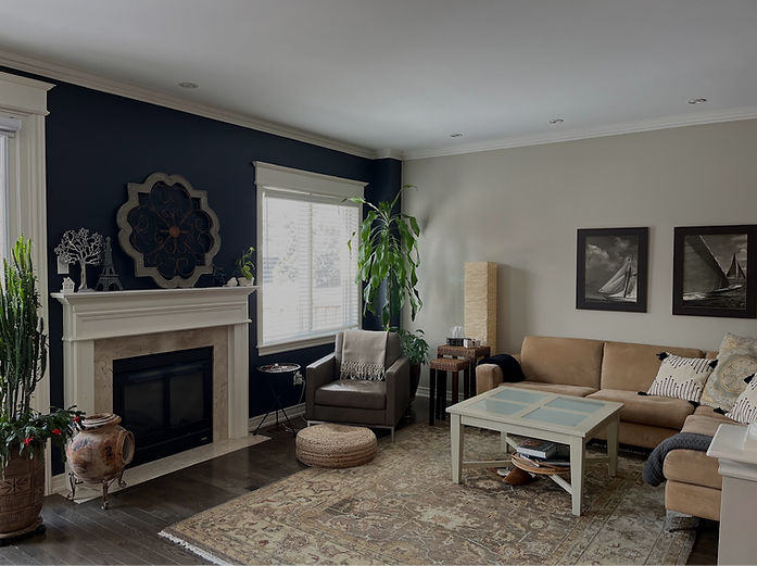 Maple Livingroom Accent Wall