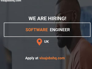 Software Engineer, Relocate to the UK, with visa sponsorship provided by employer, apply now