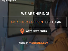 Hiring a UNIX/Linux Support Team Lead, Work Remotely from anywhere in the World, Apply Now
