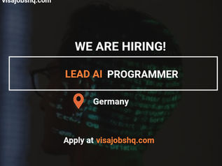 Relocate to Germany as a Lead AI Programmer, Full Relocation Support & Visa Sponsorship Offered