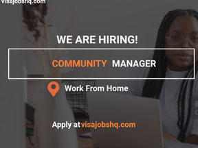 Hiring a Community Manager, This is a Fully Remote role, Open to Candidates Worldwide