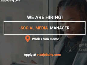 Join a Fully Remote Team as a Social Media Manager, 100% Work from Home Role