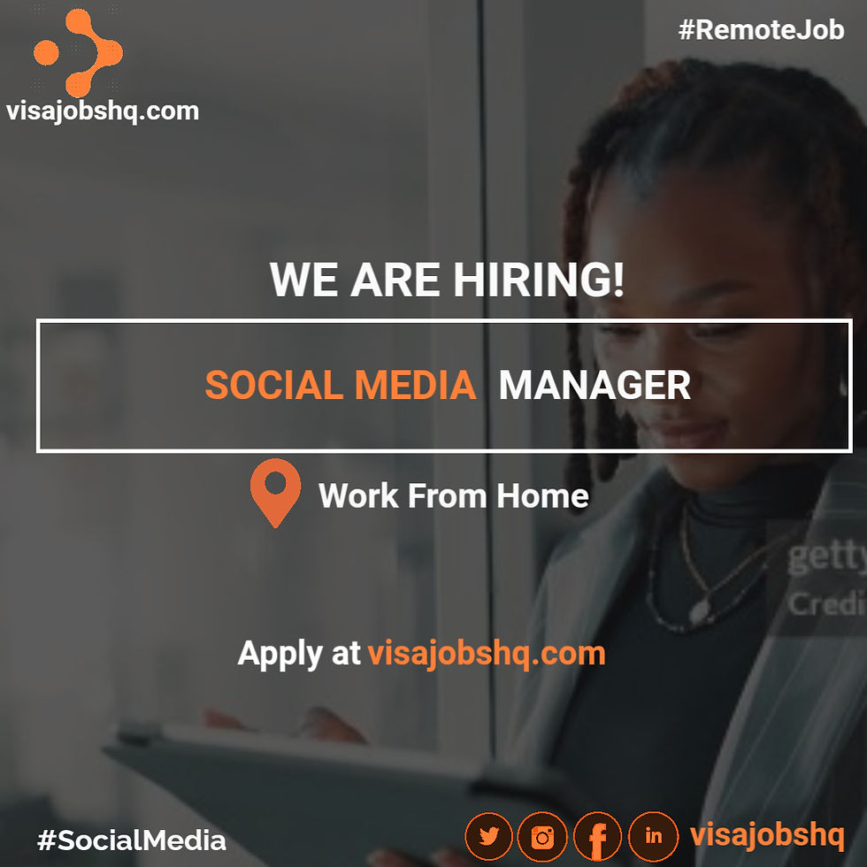 Join a Fully Remote Team as a Social Media Manager, 100% Work from Home Role