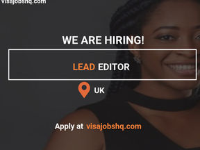 Lead Editor, we can support relocation and sponsor visas in the US and the UK