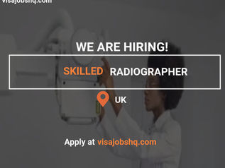 Radiographer needed in the UK Tier 2 Visa Sponsorship Available Apply Now and Start Your Healthcare Career in the UK