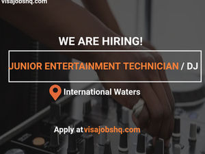 A Top Shipping Company is Hiring a Junior Entertainment Technician/ DJ, Open to Candidates Worldwide