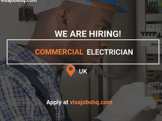 Commercial Electrician (Cold Rooms) needed in the UK, with Company vehicle and Visa Sponsorship, apply now