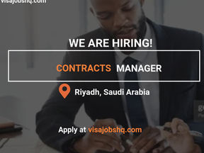 Contracts Manager Needed in Riyadh for Energy Efficiency Initiative with Visa Sponsorship and Relocation Support. Apply Now