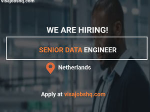 Senior Data Engineer (Relocation Provided) to Amsterdam Netherlands, Visa sponsorship for your partner and children under 18
