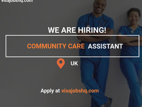 Community Care Assistant needed in the UK. Skilled Worker Visa sponsorship swap available for eligible candidates. Apply now