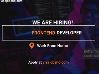 WE ARE HIRING A SKILLED FRONTEND DEVELOPER FOR A FULLY REMOTE JOB, OPEN TO CANDIDATES GLOBALLY