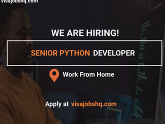 A Senior Python Developer, with AI/ML Experience is Needed for a Fully Remote Job, Apply Now