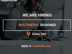 JOIN OUR TEAM AS A LEAD MULTIMEDIA DESIGNER WITH VISA SPONSORSHIP TO THE MIDDLE EAST
