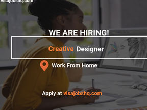 Recruiting a Creative Designer, This is a Remote Job with Flexible Hours | Work from Anywhere Globally