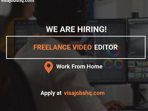 Freelance Video Editor, fully remote role, apply now
