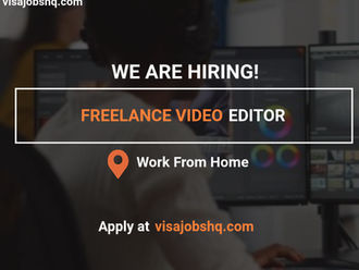 Freelance Video Editor, fully remote role, apply now