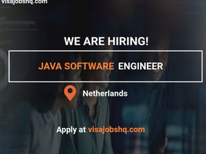 Relocate to Netherlands as a Java Software Engineer, Work visa Sponsorship Available, Apply Now