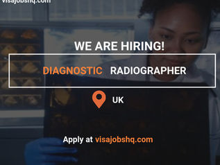 Diagnostic Radiographer needed in the UK Tier 2 Visa Sponsorship Available Apply Now