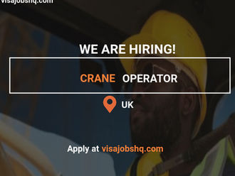 Now Hiring Skilled Crane Operators in the UK. Visa Support Provided for International Candidates. Apply Now