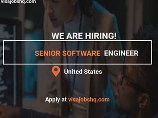 URGENTLY HIRING A SENIOR SOFTWARE ENGINEER IN THE US, VISA SPONSORSHIP AND RELOCATION SUPPORT AVAILABLE