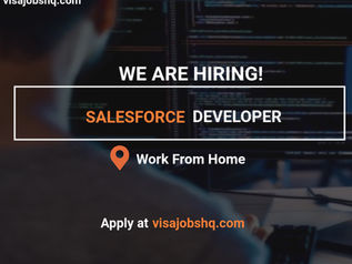 Now Hiring: Remote Salesforce Developer Job, Work From Anywhere Worldwide