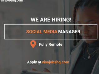 Join a Fully Remote Team as a Social Media Manager, 100% Remote Worldwide Role, Apply Now