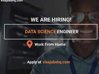 Now Hiring a Data Science Engineer, Work Remotely from anywhere in the World