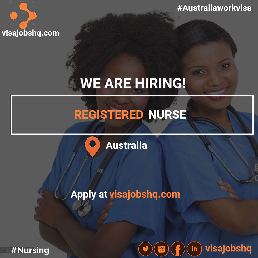 Work In Australia as a Registered Nurse, Relocation Support and Visa Sponsorship Available, Apply Now