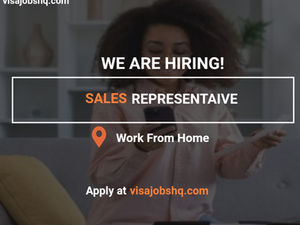 Recruiting a Sales Representative, 100% Work From Home Job Opportunity, Apply Now
