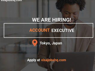 Visa Sponsorship Job in Japan - Account Executive Role | Hiring Globally