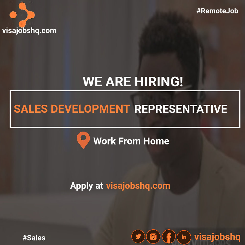 We are Hiring Sales Development Representative, Work From Anywhere in ...
