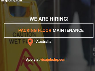 Packing Floor Maintenance, Relocate to Australia with Work Visa Sponsorship
